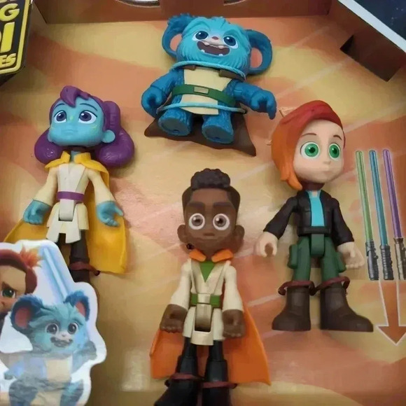 Star Wars: Young Jedi Adventures Jedi Hero  4 pack Including Lys Kai Nash Nubs 2 - Picture 2 of 3